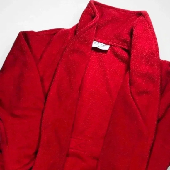 Please  Mum Red Fleece Robe - Picture 4 of 6